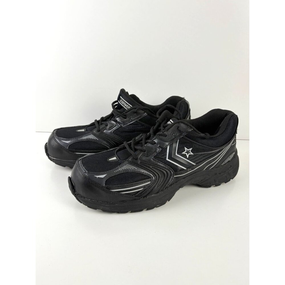 Converse Mens Steel Toe‎ Shoes Size 10W Black  ASTM